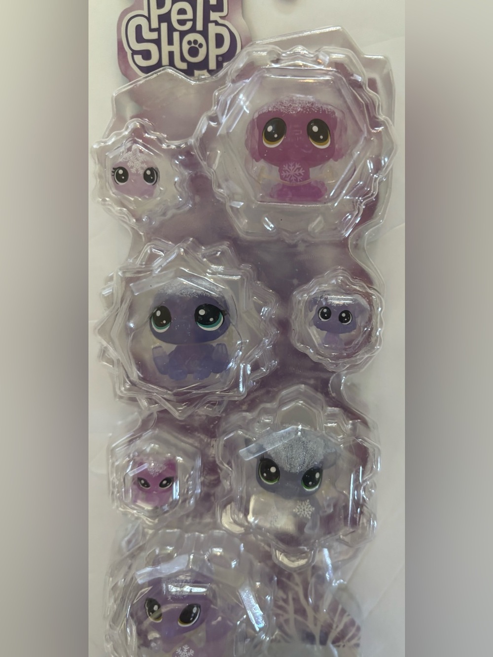 LPS littlest pet shop Hasbro frosted wonderland pets 4 mini 3 teensie NEW 7 tota - Picture 4 of 8